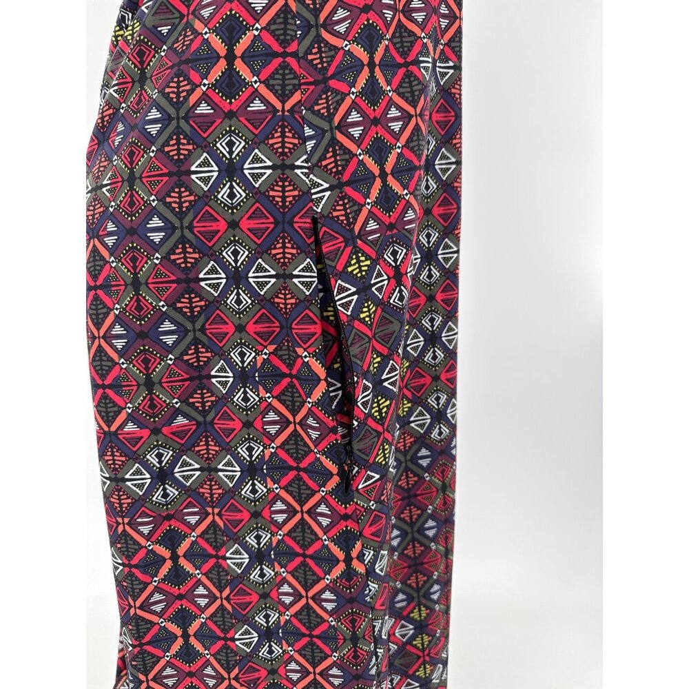 Krimson Klover women’s L‎ Sleeveless Halter Maxi Dress With Geometric Pattern - Picture 5 of 9